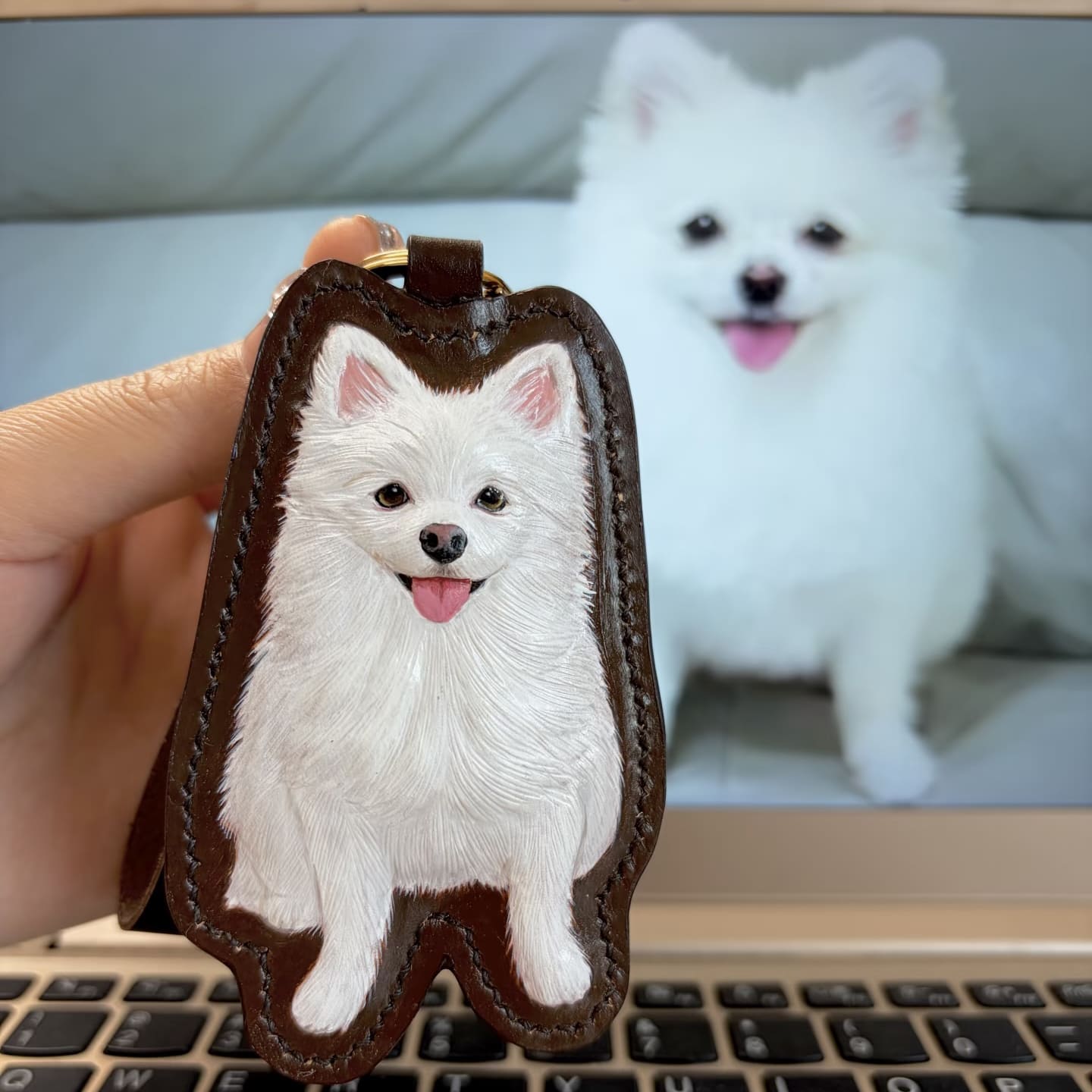 Custom Handmade Pet Leather Carving • Shaped to Match Your Pet’s Silhouette